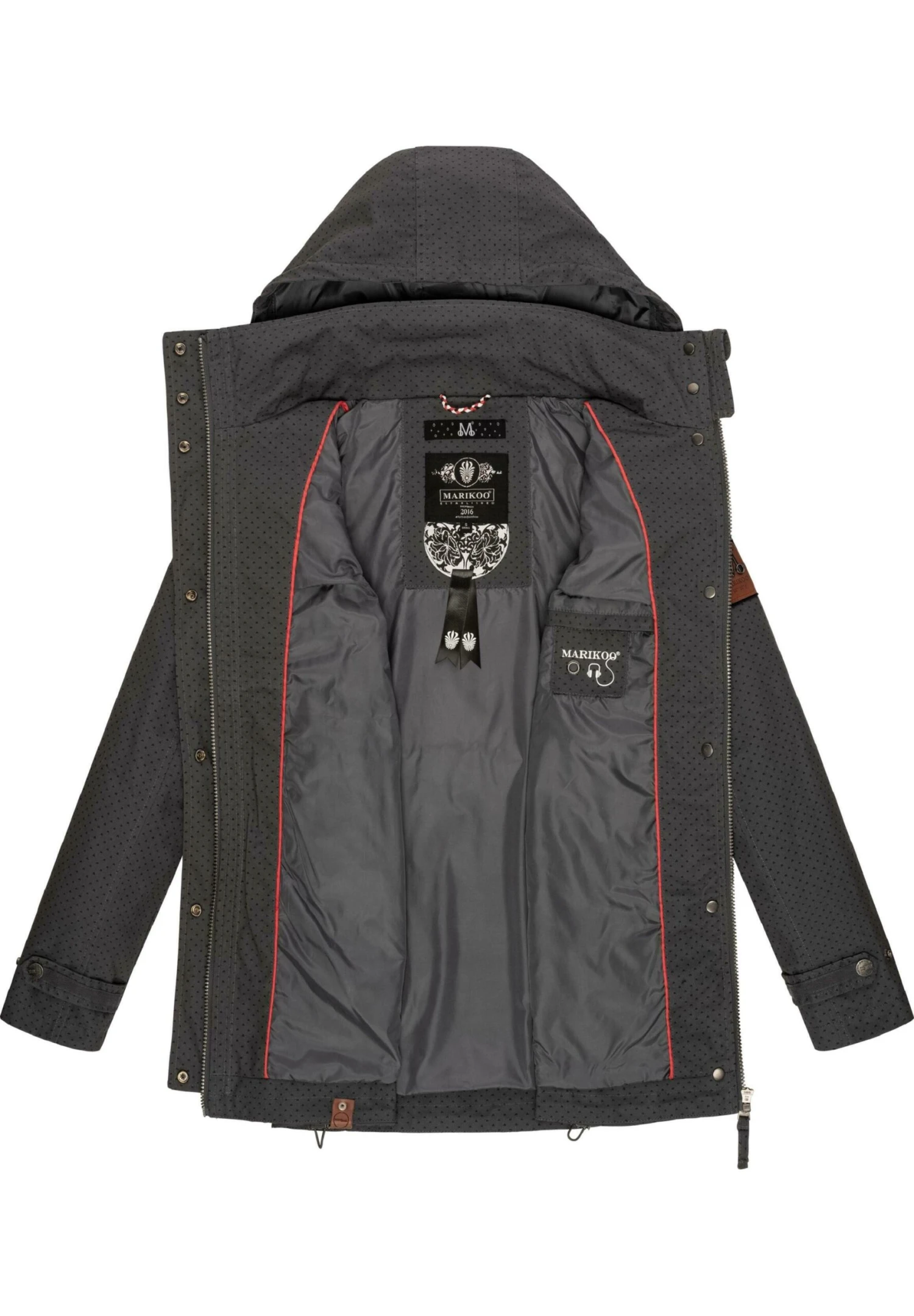 Marikoo Nyokoo - Parka - Anthracite 3 Marikoo Nyokoo - Parka - Anthracite - Imagen 3