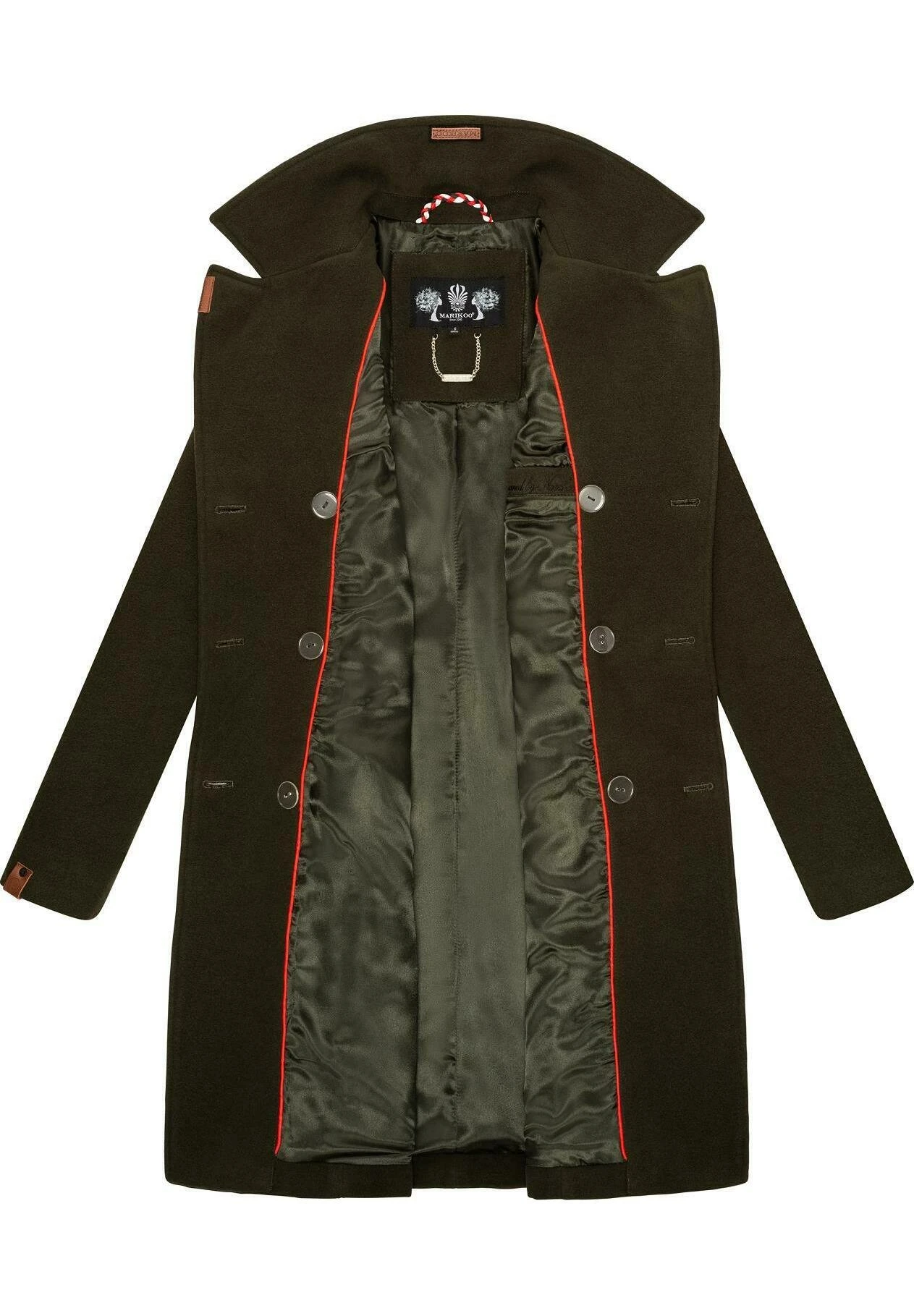 Marikoo Nanakoo - Abrigo Clásico - Dark Green 4 Marikoo Nanakoo - Abrigo Clásico - Dark Green - Imagen 4
