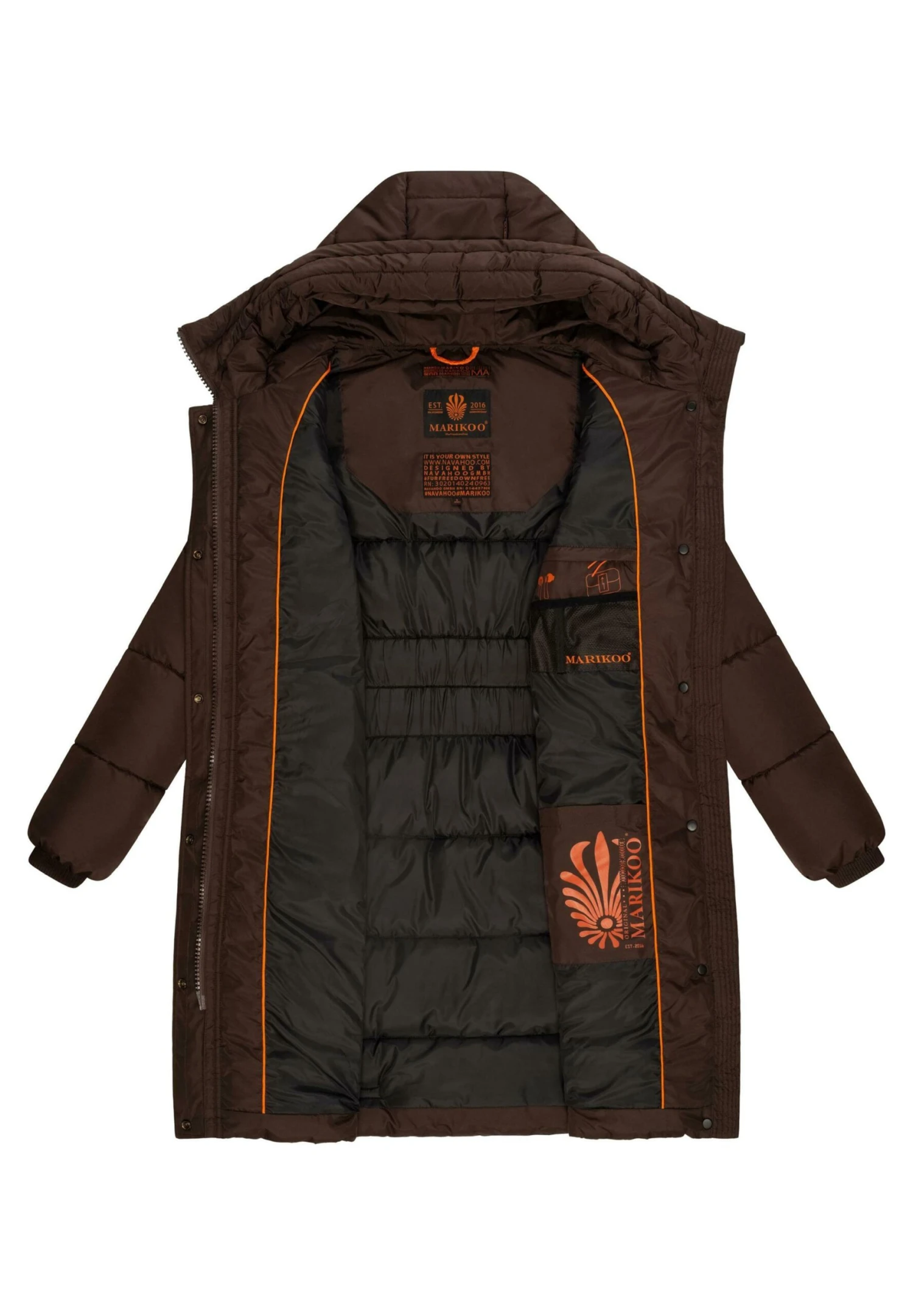 Marikoo Yuikoo - Abrigo De Invierno - Dark Choco 4 Marikoo Yuikoo - Abrigo De Invierno - Dark Choco - Imagen 4