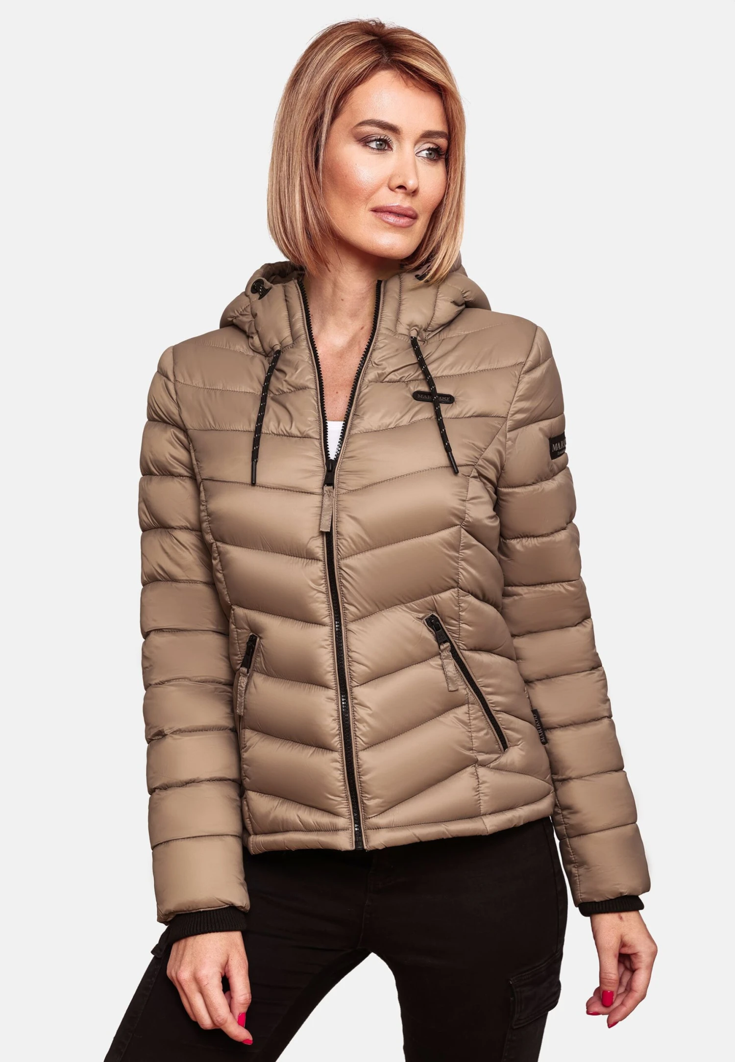 Marikoo Kuala - Chaqueta De Entretiempo - Taupe Grey 1 Marikoo Kuala - Chaqueta De Entretiempo - Taupe Grey