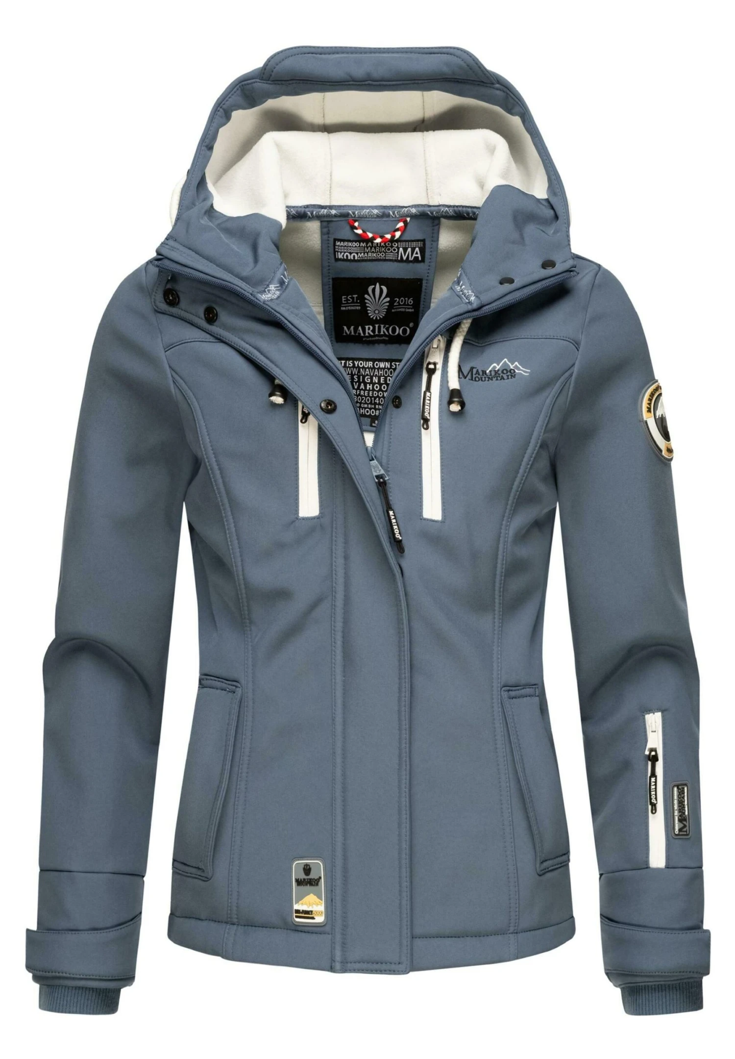 Marikoo Funktions - Chaqueta Outdoor - Dusty Blue 8 Marikoo Funktions - Chaqueta Outdoor - Dusty Blue - Imagen 8