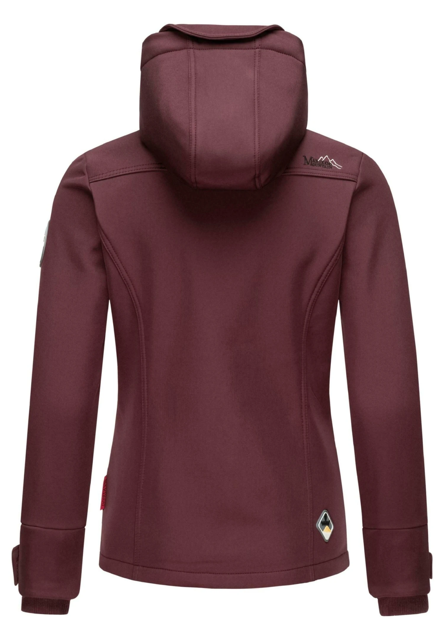 Marikoo Funktions - Chaqueta Outdoor - Dark Red Melange 2 Marikoo Funktions - Chaqueta Outdoor - Dark Red Melange - Imagen 2