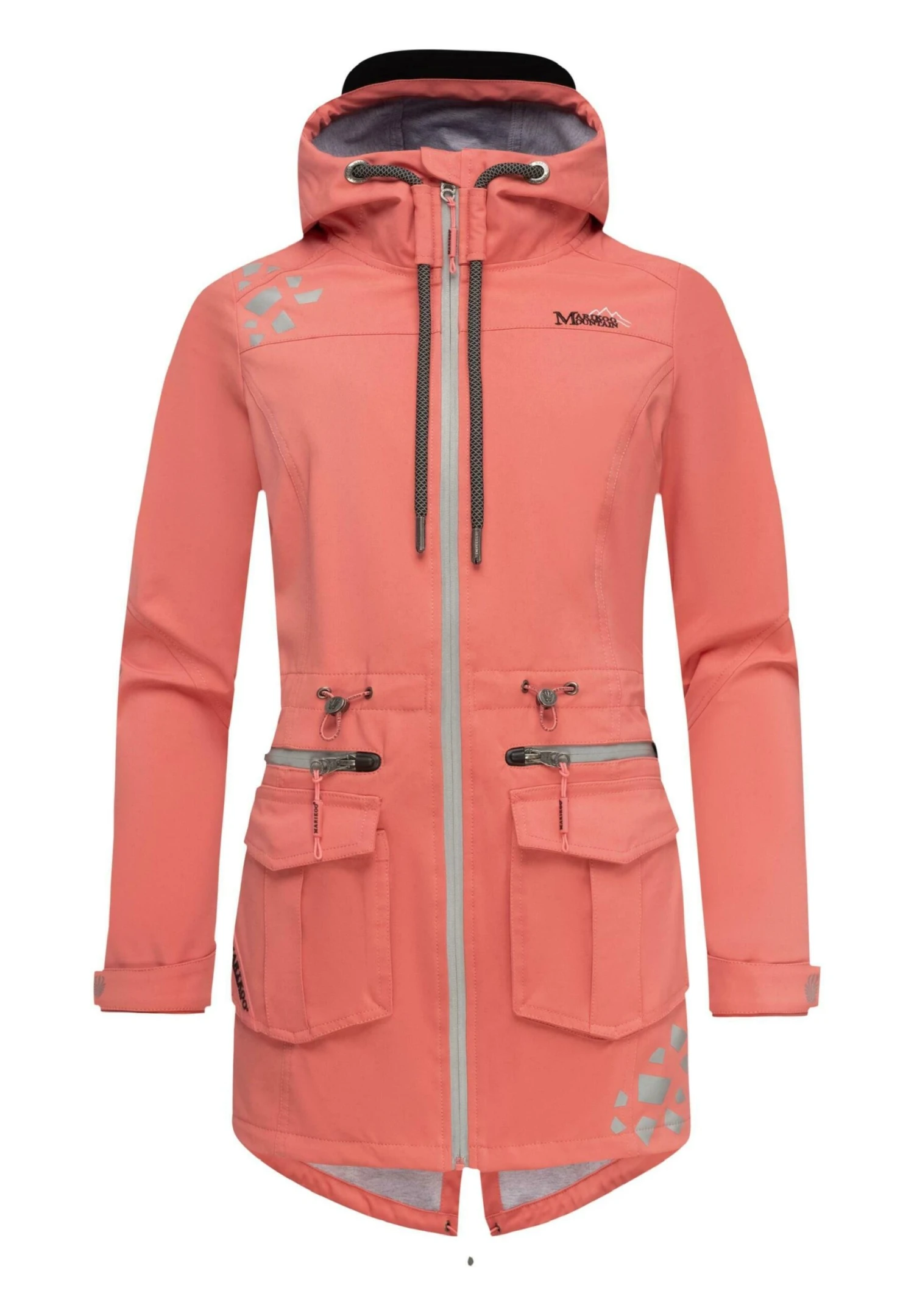 Marikoo Ulissaa - Impermeable - Rose Coral 4 Marikoo Ulissaa - Impermeable - Rose Coral - Imagen 4