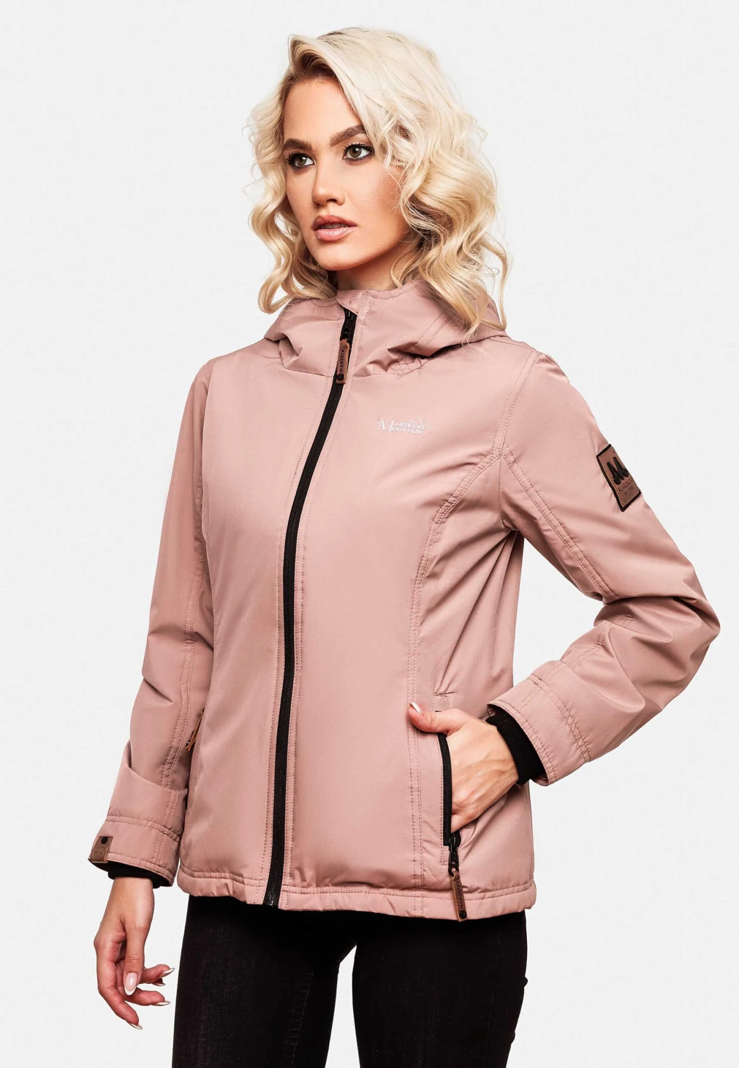 Marikoo Brombeere - Chaqueta Outdoor - Powder Rose 1 Marikoo Brombeere - Chaqueta Outdoor - Powder Rose