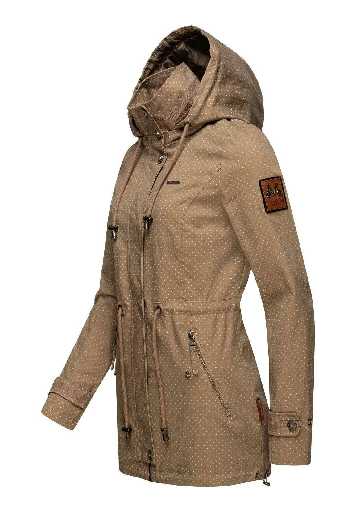 Marikoo Nyokoo - Parka - Taupe Dots 2 Marikoo Nyokoo - Parka - Taupe Dots - Imagen 2