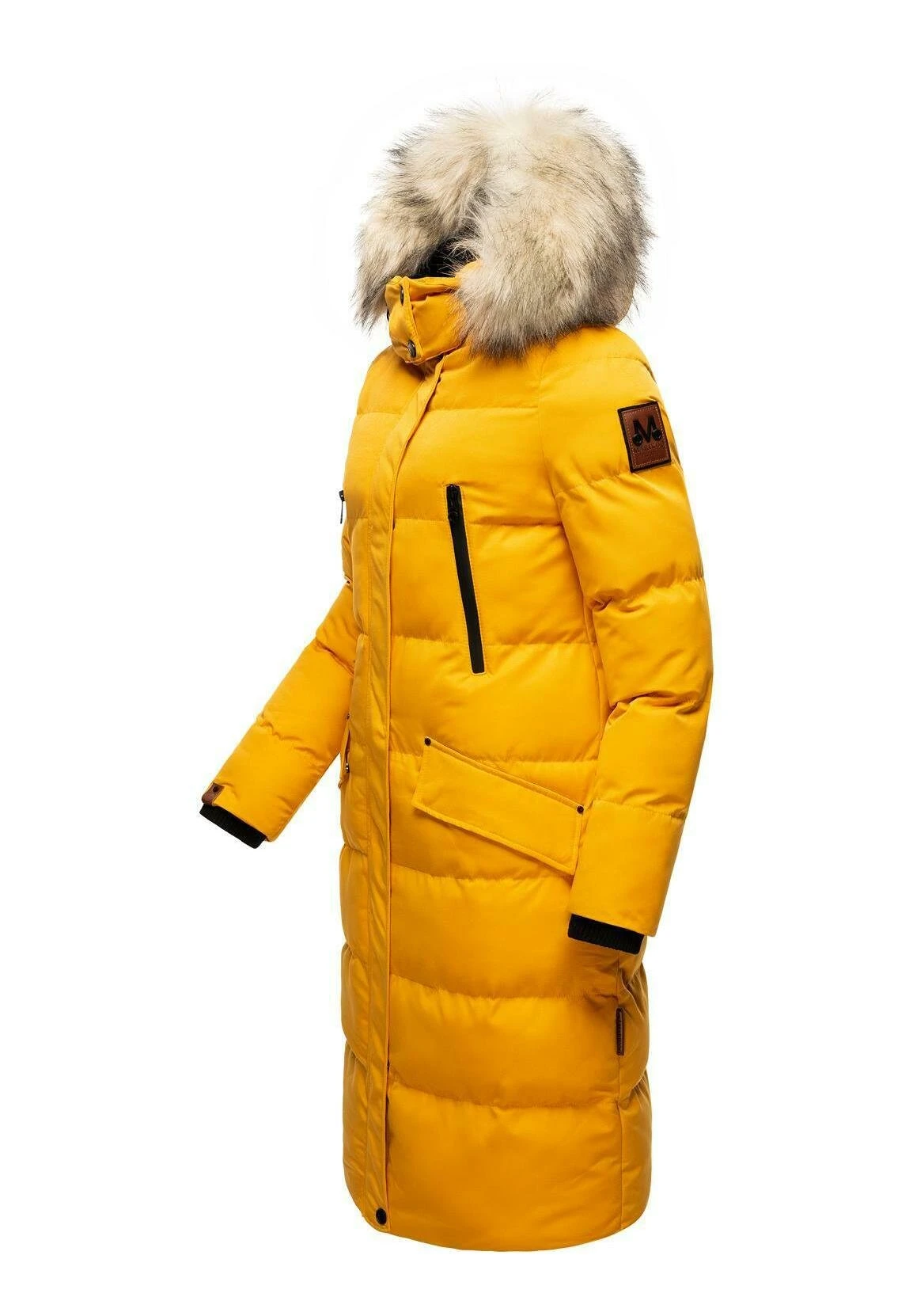 Marikoo Abrigo De Invierno - Dark Yellow 2 Marikoo Abrigo De Invierno - Dark Yellow - Imagen 2