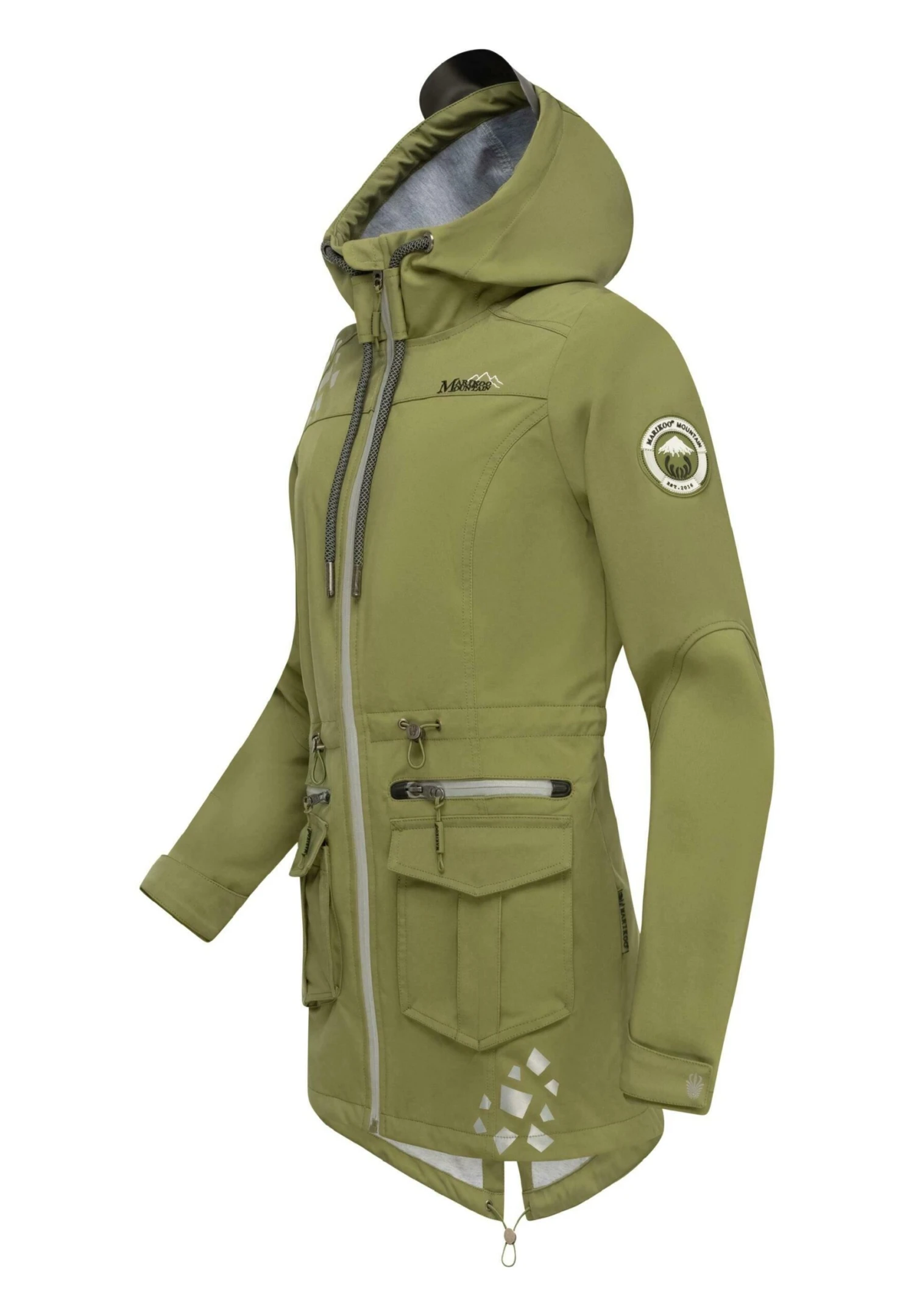 Marikoo Ulissaa - Impermeable - Olive 2 Marikoo Ulissaa - Impermeable - Olive - Imagen 2