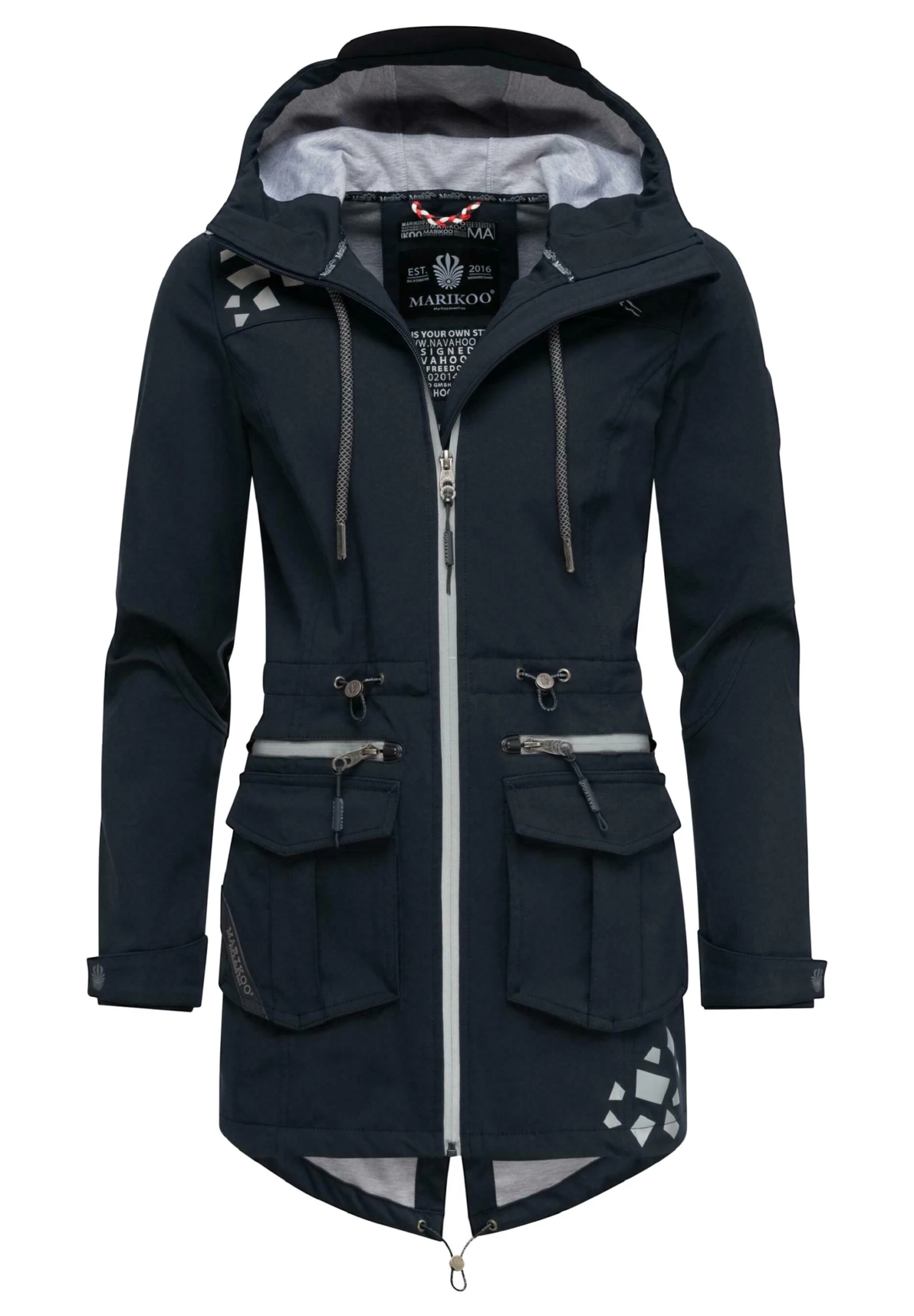 Marikoo Ulissaa - Impermeable - Dark Blue 5 Marikoo Ulissaa - Impermeable - Dark Blue - Imagen 5