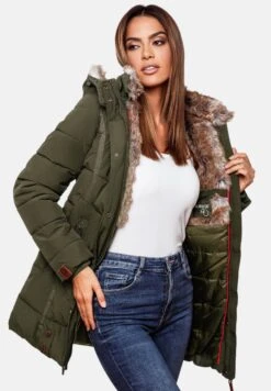Marikoo Lieblings - Abrigo De Invierno - Olive 13 Marikoo Lieblings - Abrigo De Invierno - Olive -Marikoo dce0420023454a6f910f09a128c1f7f0