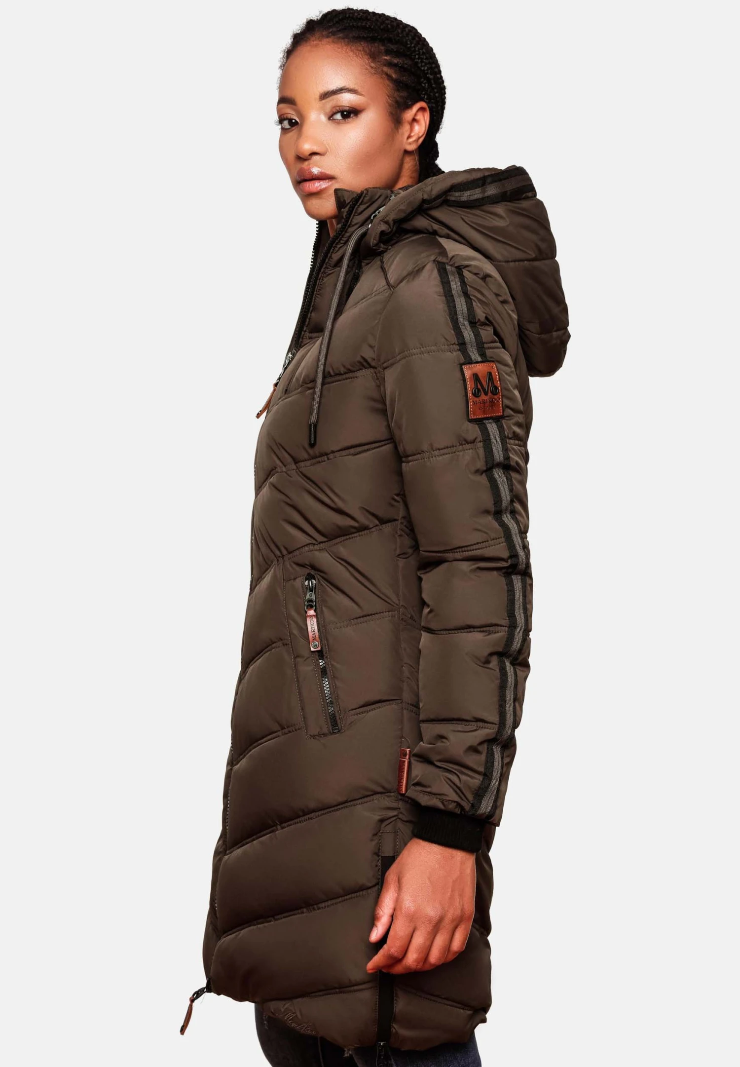 Marikoo Armasa - Abrigo De Invierno - Dark Choco 3 Marikoo Armasa - Abrigo De Invierno - Dark Choco - Imagen 3