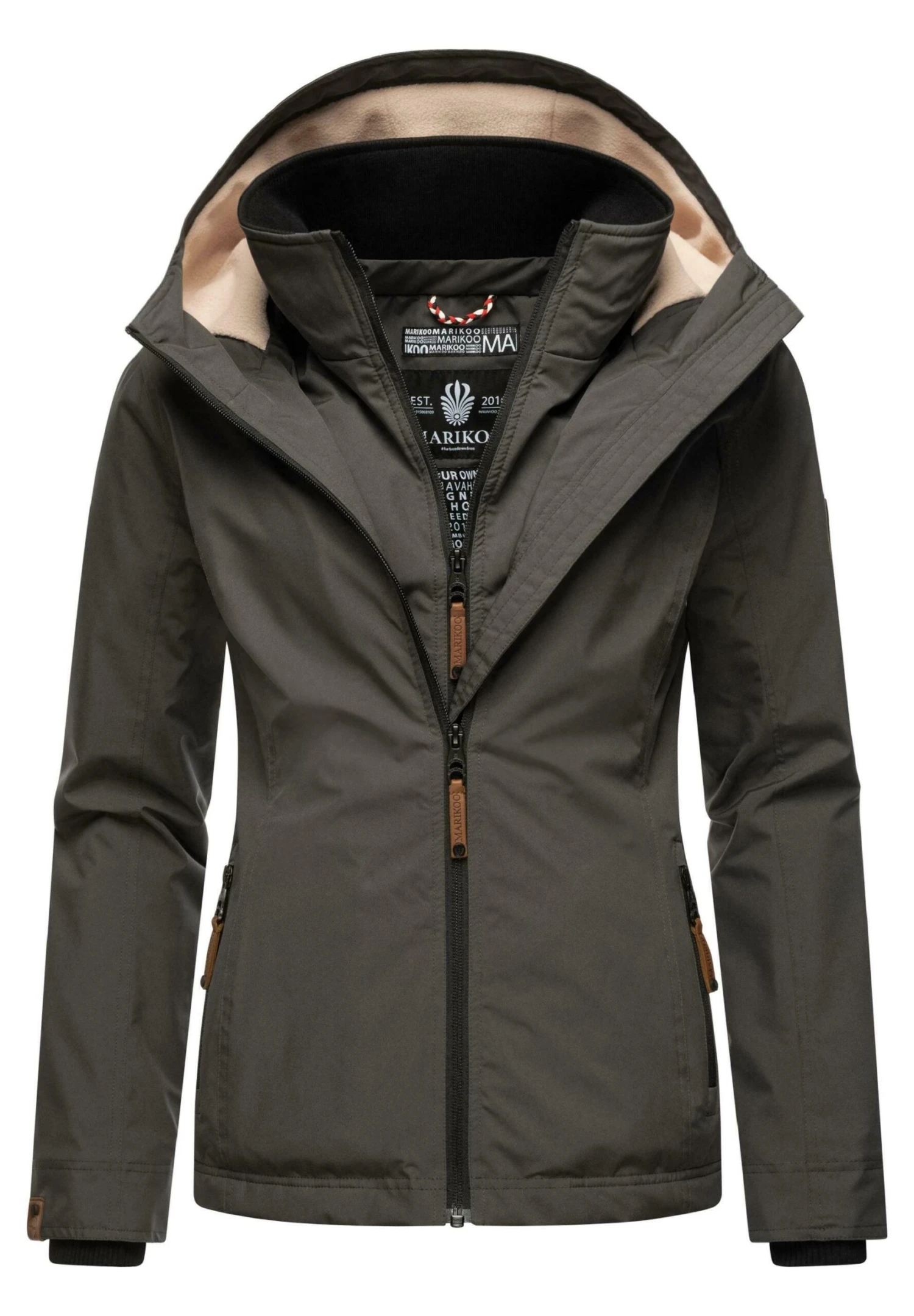 Marikoo Erdbeere - Chaqueta Outdoor - Dark Grey 1 Marikoo Erdbeere - Chaqueta Outdoor - Dark Grey