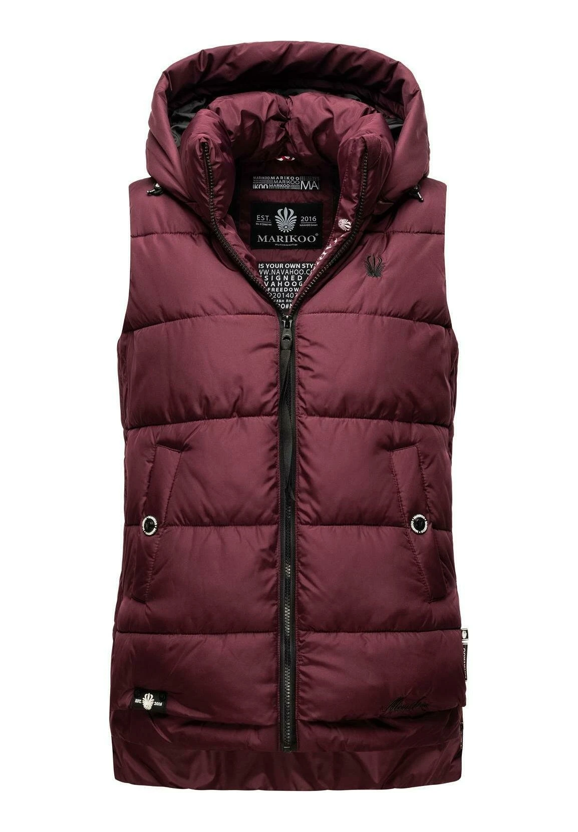 Marikoo Zarinaa - Chaleco - Wine 1 Marikoo Zarinaa - Chaleco - Wine
