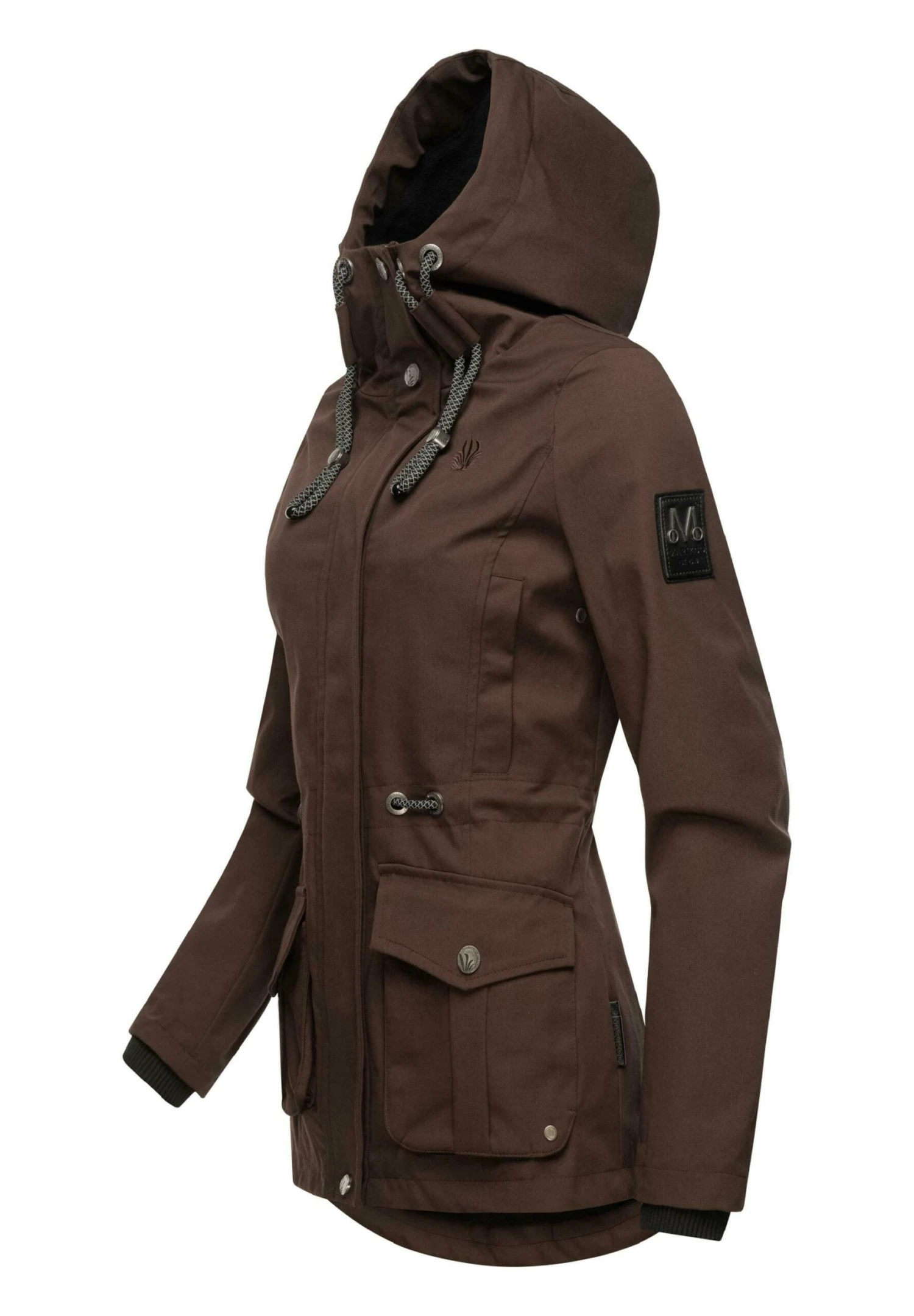 Marikoo Babetaa- Parka - Dark Choco 2 Marikoo Babetaa- Parka - Dark Choco - Imagen 2