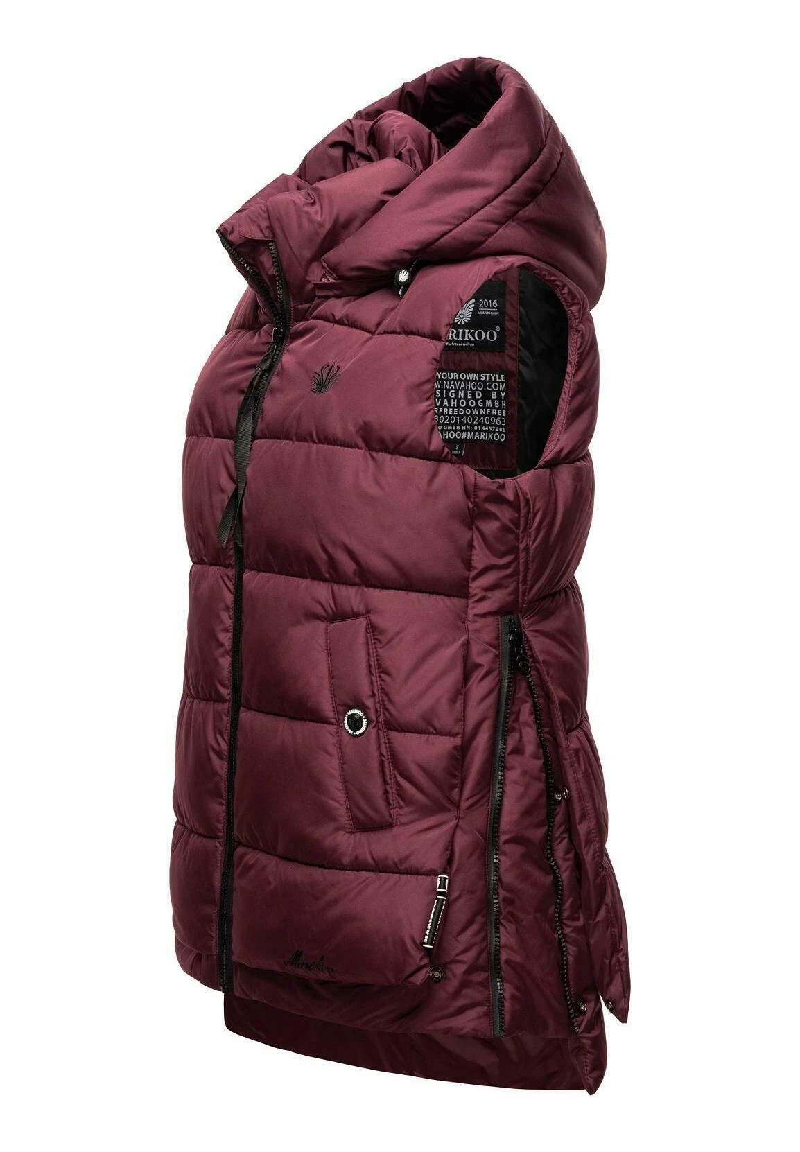 Marikoo Zarinaa - Chaleco - Wine 5 Marikoo Zarinaa - Chaleco - Wine - Imagen 5