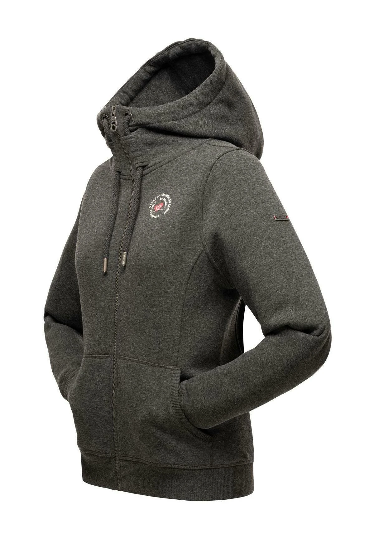 Marikoo Setsunaa - Sudadera Con Cremallera - Darkgreymelange 2 Marikoo Setsunaa - Sudadera Con Cremallera - Darkgreymelange - Imagen 2