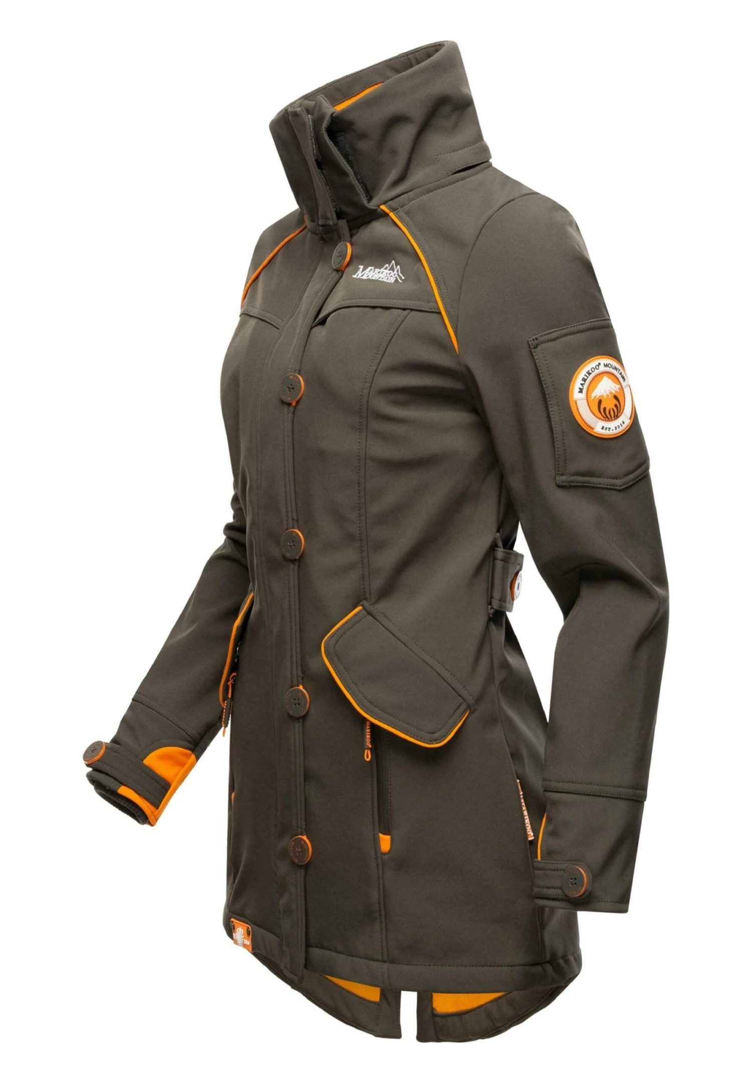 Marikoo Soulinaa - Parka - Dark Grey 5 Marikoo Soulinaa - Parka - Dark Grey - Imagen 5