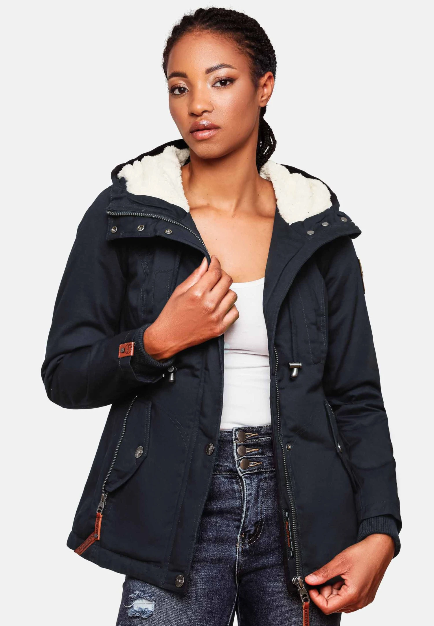 Marikoo Manolya - Abrigo De Invierno - Blue 8 Marikoo Manolya - Abrigo De Invierno - Blue - Imagen 8