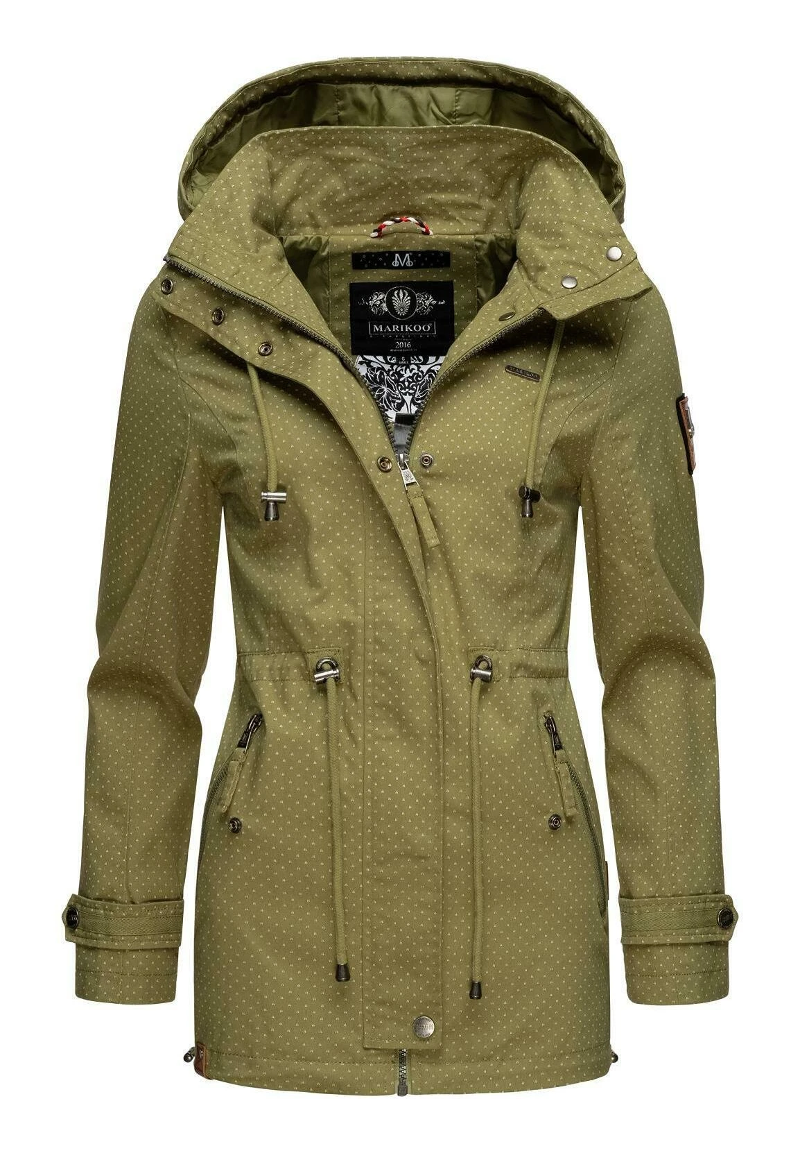 Marikoo Nyokoo - Parka - Green Dots 1 Marikoo Nyokoo - Parka - Green Dots