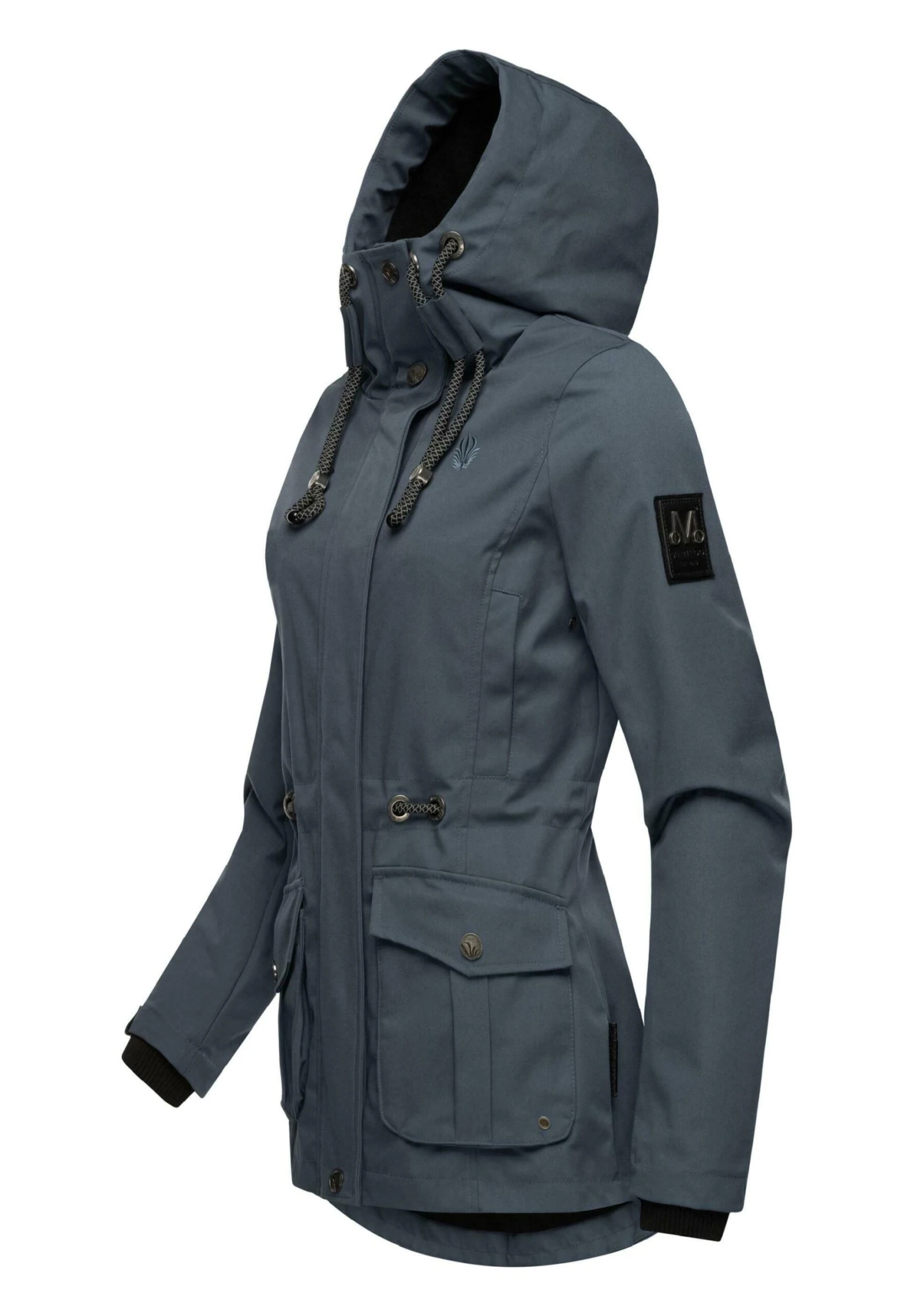 Marikoo Babetaa- Parka - Blue Melange 2 Marikoo Babetaa- Parka - Blue Melange - Imagen 2