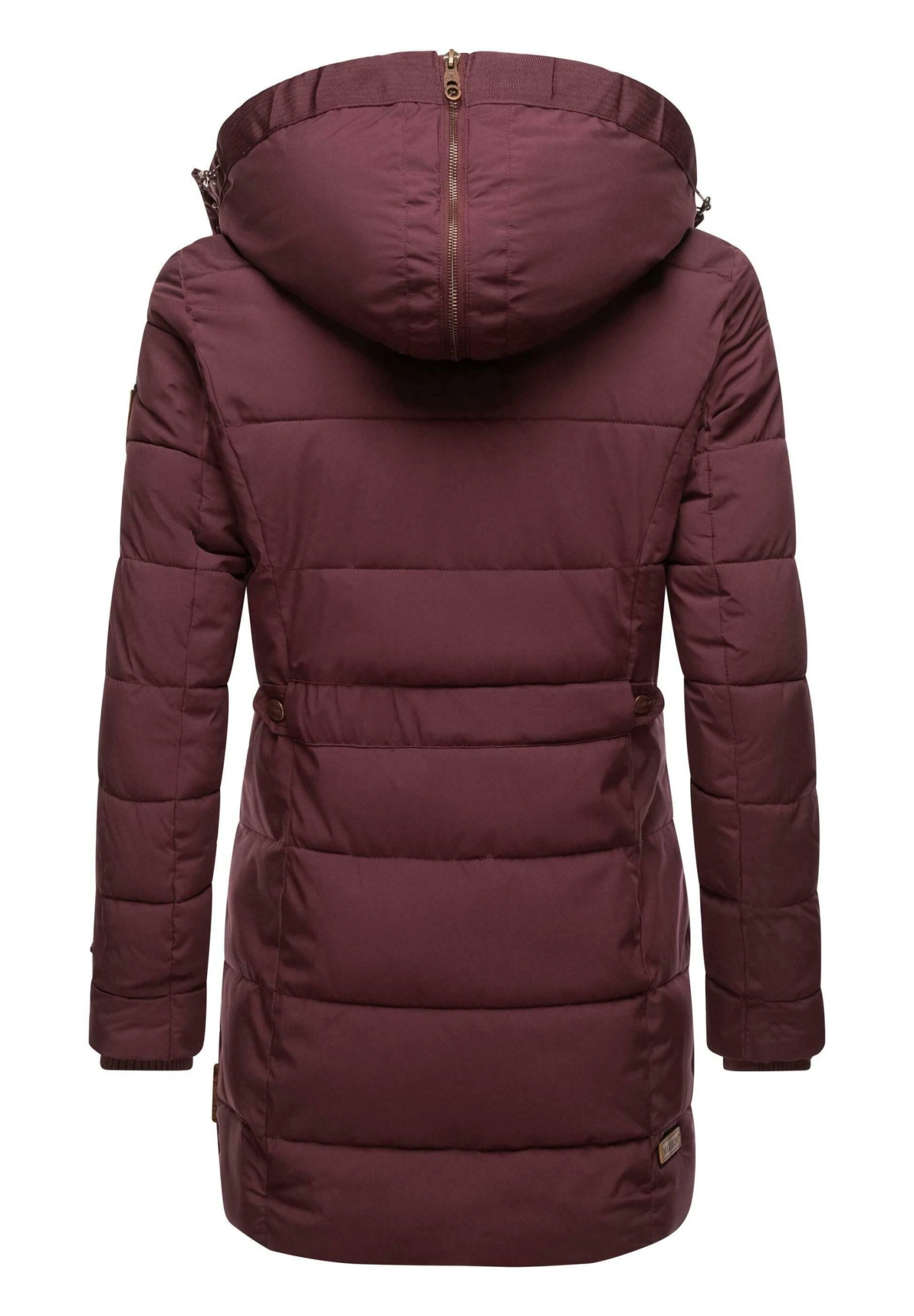 Marikoo Lieblings - Abrigo De Invierno - Dark Red Melange 6 Marikoo Lieblings - Abrigo De Invierno - Dark Red Melange - Imagen 6