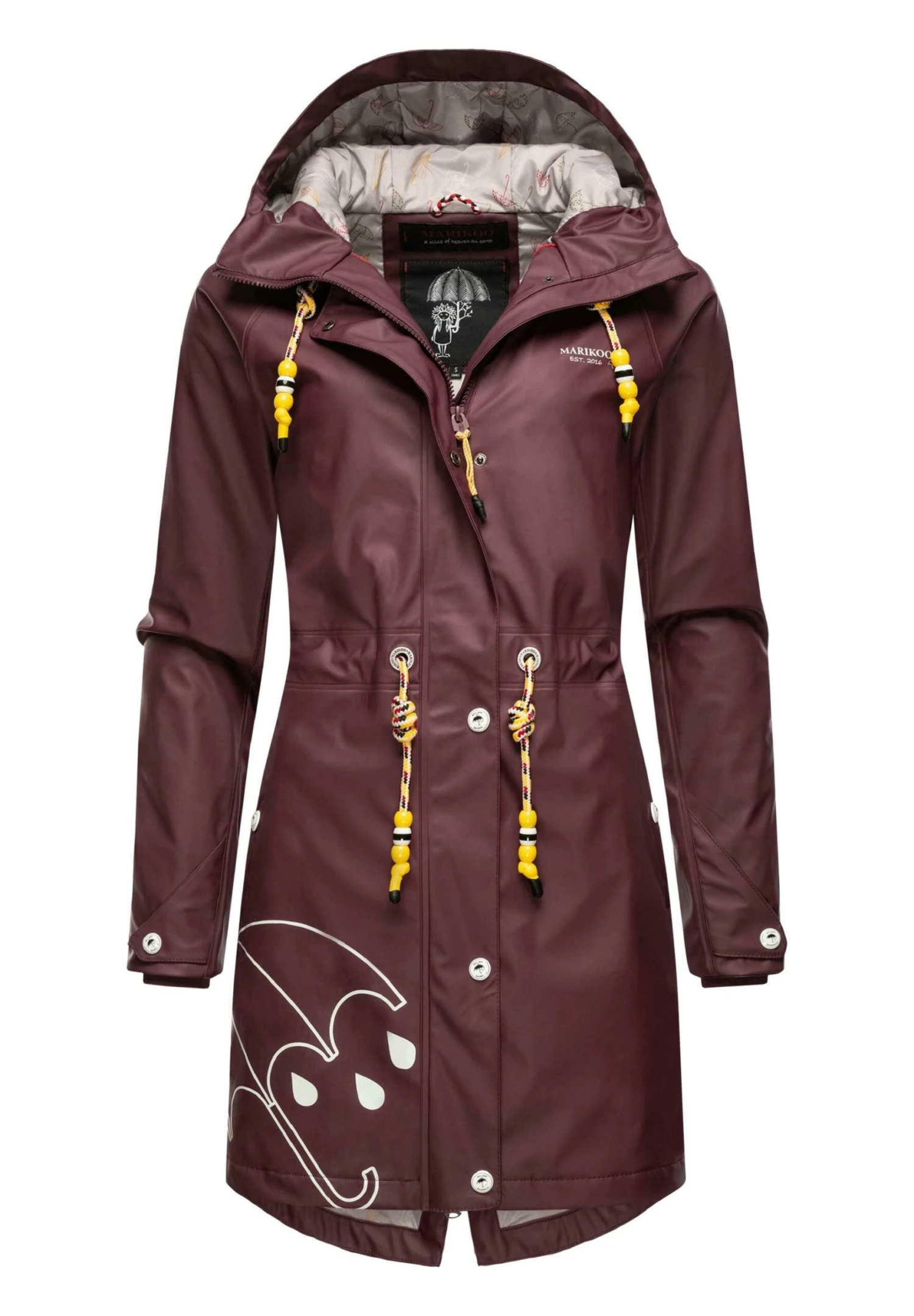 Marikoo Dancing Umbrella - Impermeable - Dark Red Melange 5 Marikoo Dancing Umbrella - Impermeable - Dark Red Melange - Imagen 5