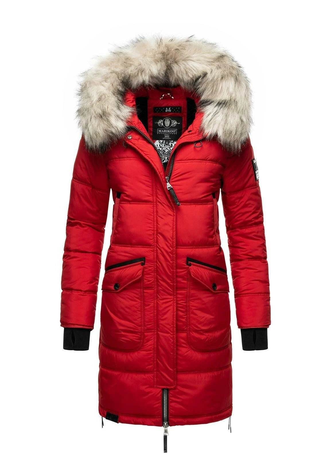 Marikoo Chaskaa - Abrigo De Invierno - Light Red 1 Marikoo Chaskaa - Abrigo De Invierno - Light Red