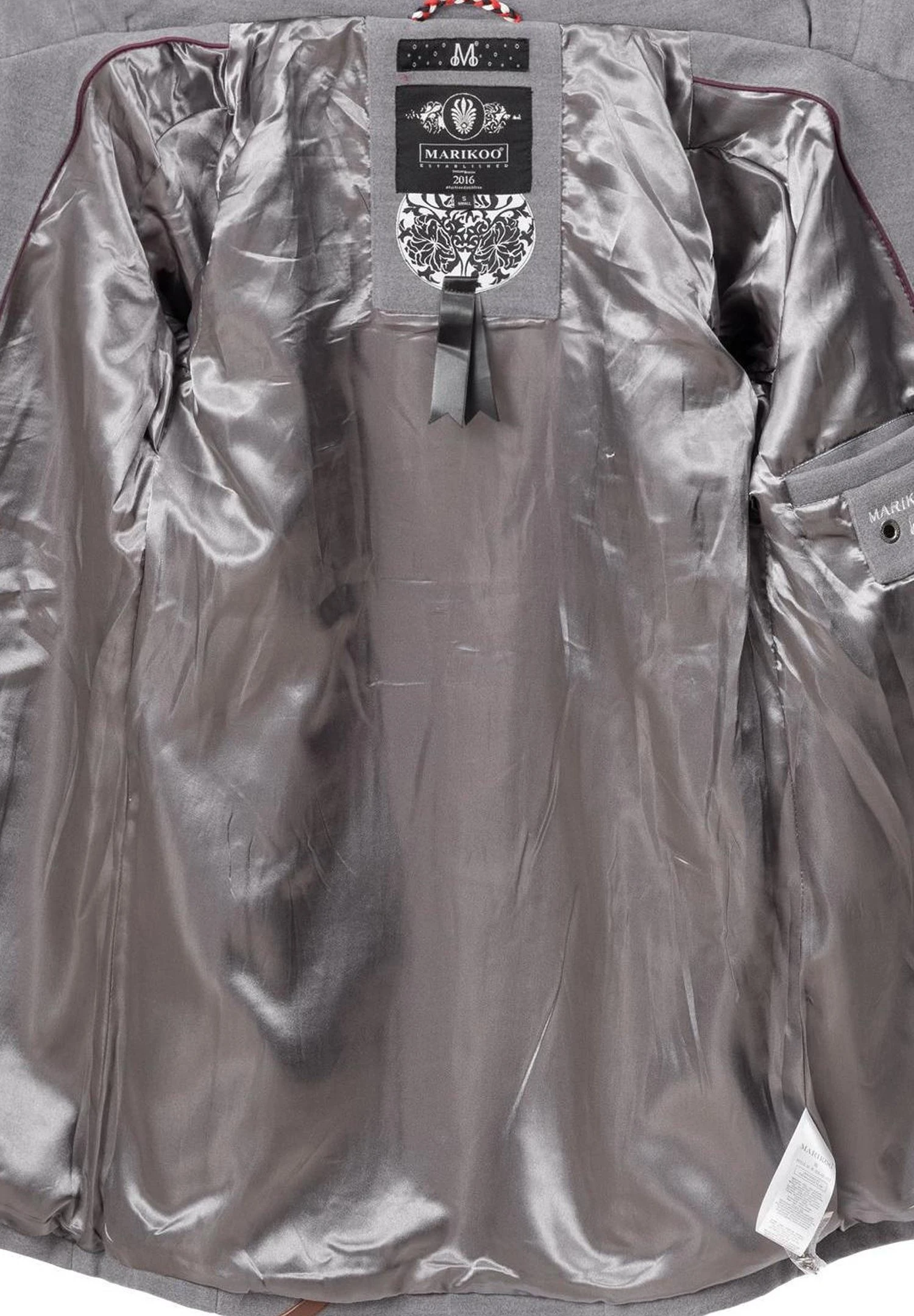 Marikoo Abrigo De Invierno - Grey 6 Marikoo Abrigo De Invierno - Grey - Imagen 6