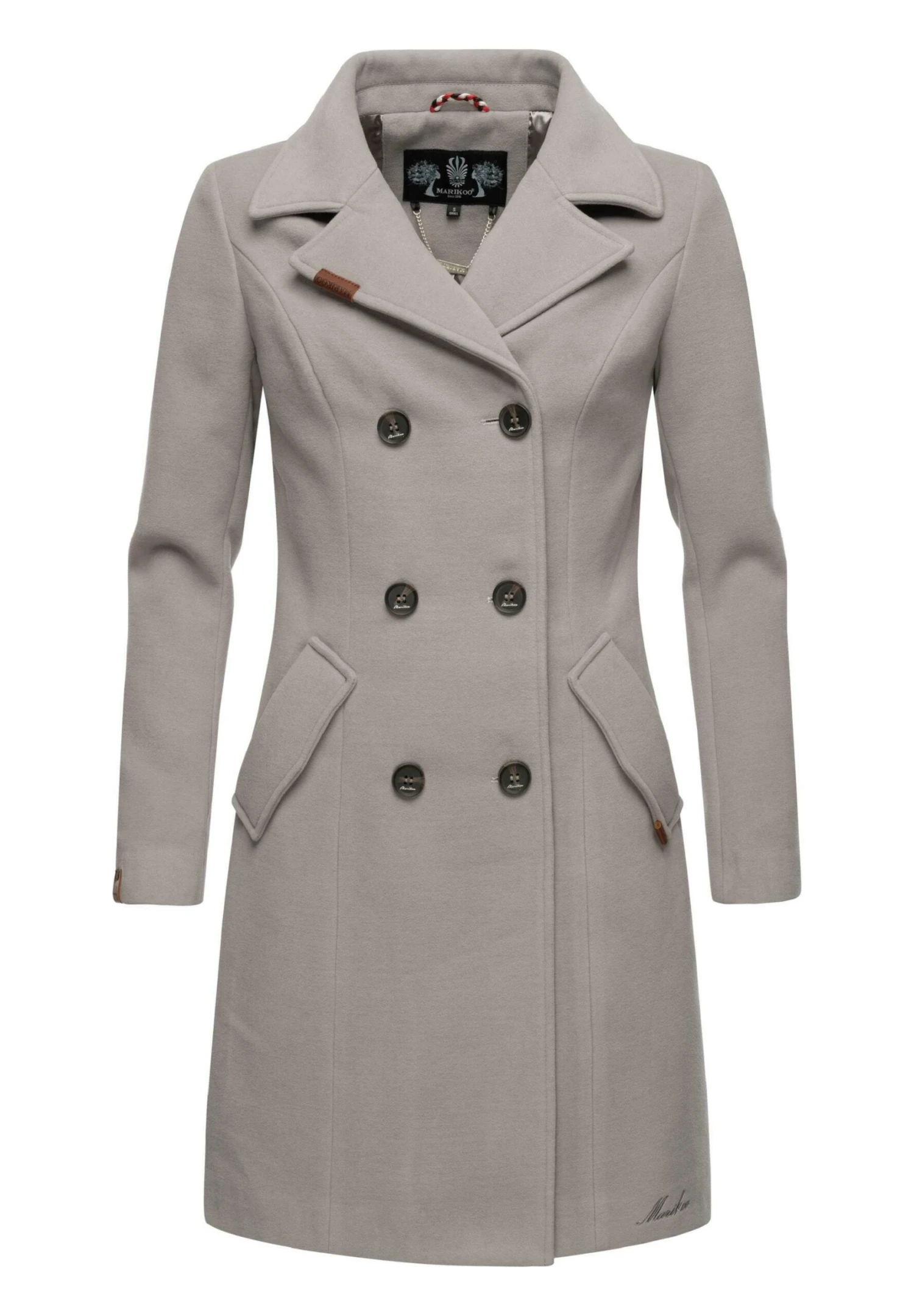 Marikoo Nanakoo - Abrigo Clásico - Zinc Grey 1 Marikoo Nanakoo - Abrigo Clásico - Zinc Grey
