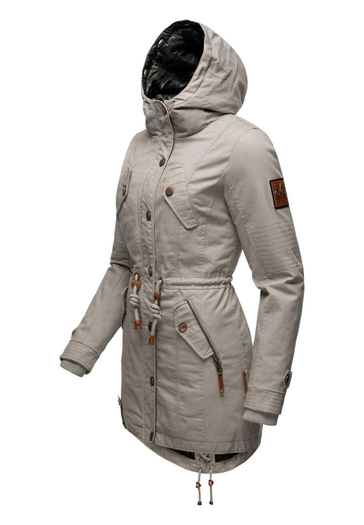 Marikoo Viva- Abrigo De Invierno - Zinc Grey 4 Marikoo Viva- Abrigo De Invierno - Zinc Grey - Imagen 4